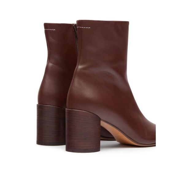 Mm6 Maison Margiela Women Anatomic Leather Ankle Boots - Picture 5 of 5